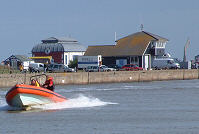 Coastal Voyager arrives back at Southwold Harbour.